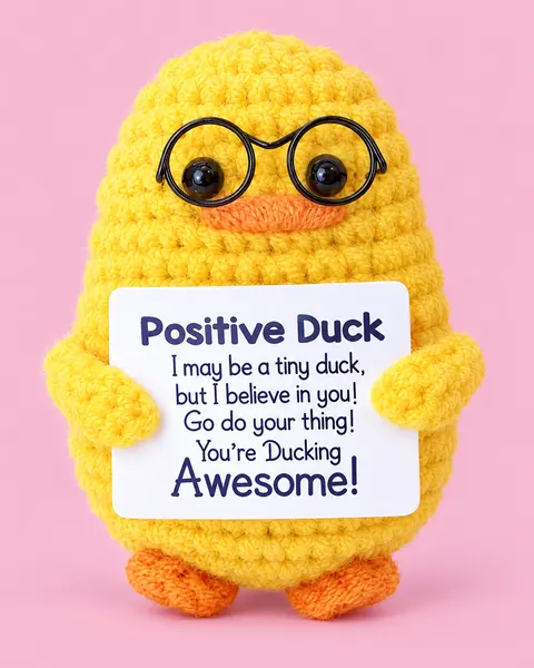 Magnus's Duckling: POSITIVE DUCK WITH GLASSES